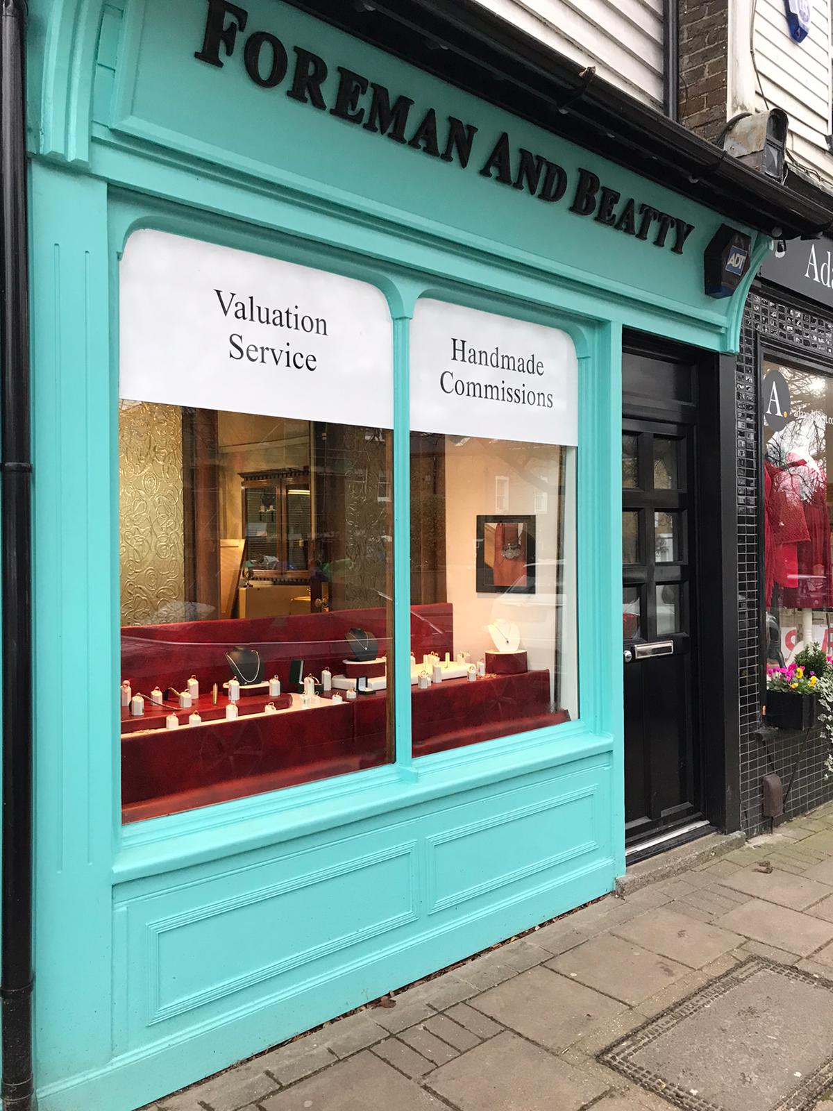 Foreman & Beatty shopfront